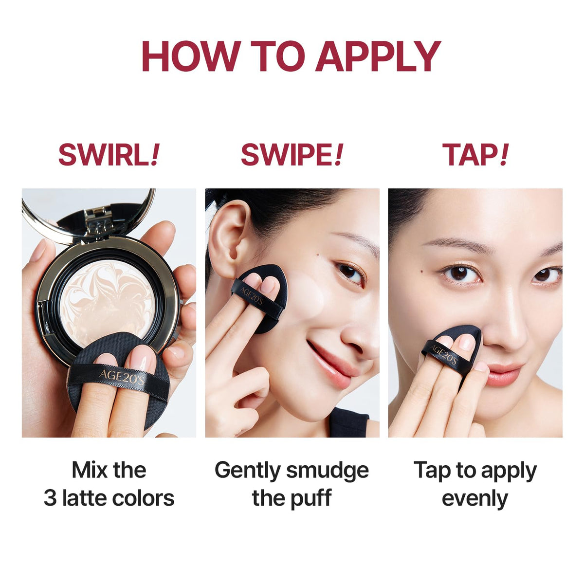 [Vegan] AGE20'S Signature Essence Pact | Pack of 1 | 23W BEIGE | Korean Cushion Foundation | Cream Foundation, Dewy & Glow Finish, Natural Coverage, SPF 50+