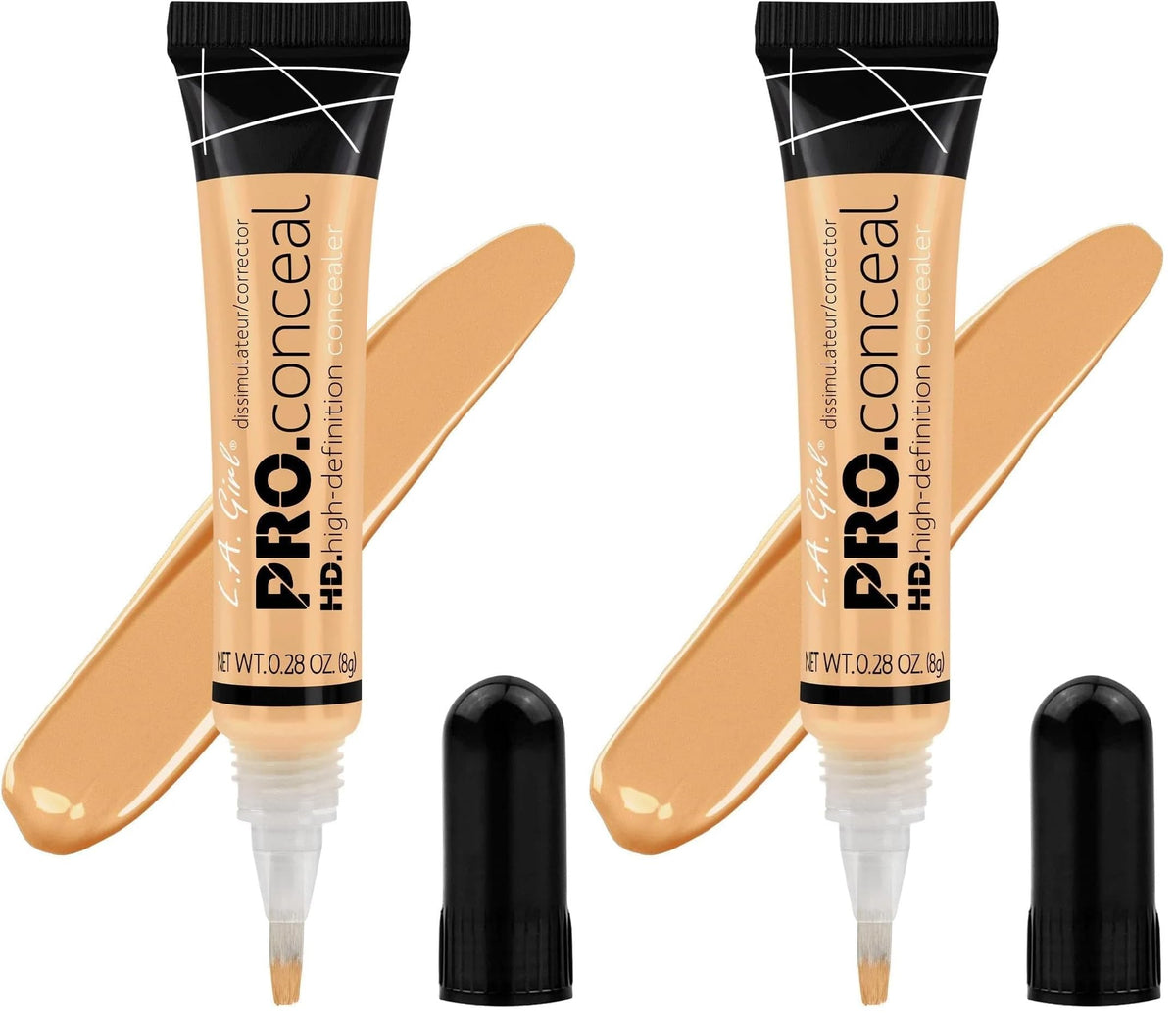 L.A. Girl Pro Conceal HD Concealer, Light Yellow Corrector, 0.28 Ounce (GC995)