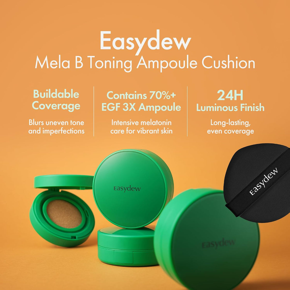 Easydew Mela B Toning Ampoule Cushion Foundation (#23 Natural)