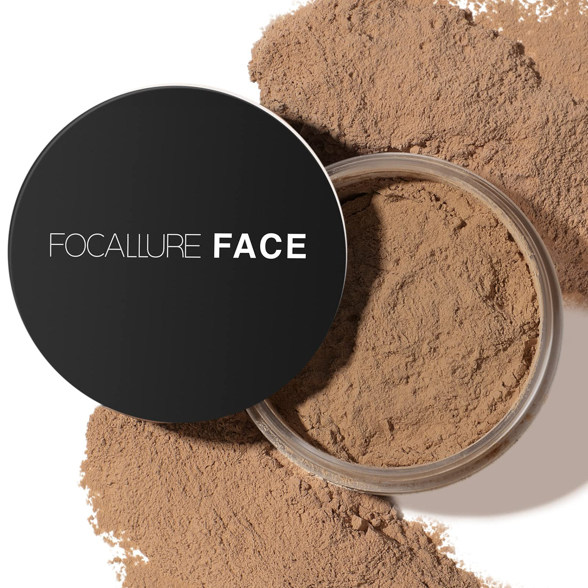 FOCALLURE Oil Control Loose Face Powder - Minimizes Pores & Shine, Natural