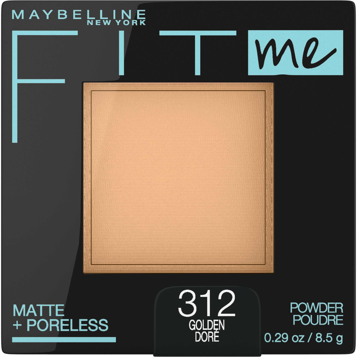 Maybelline Fit Me Matte + Poreless Pressed Face Powder Makeup & Setting Powder, Translucent, 1 Count