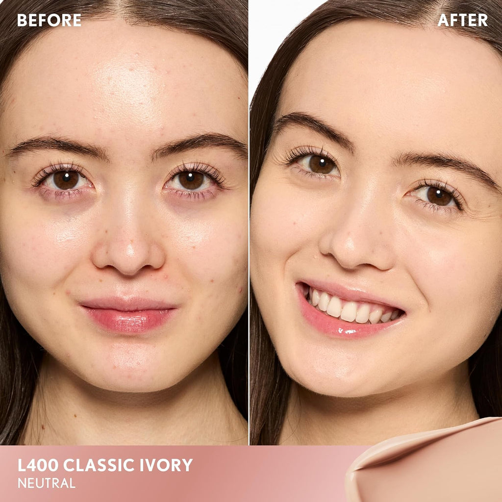 COVERGIRL TruBlend Undercover Concealer, Buildable, Full Coverage, 24-Hour Wear, Matte Finish - L400 Classic Ivory (Packaging May Vary)