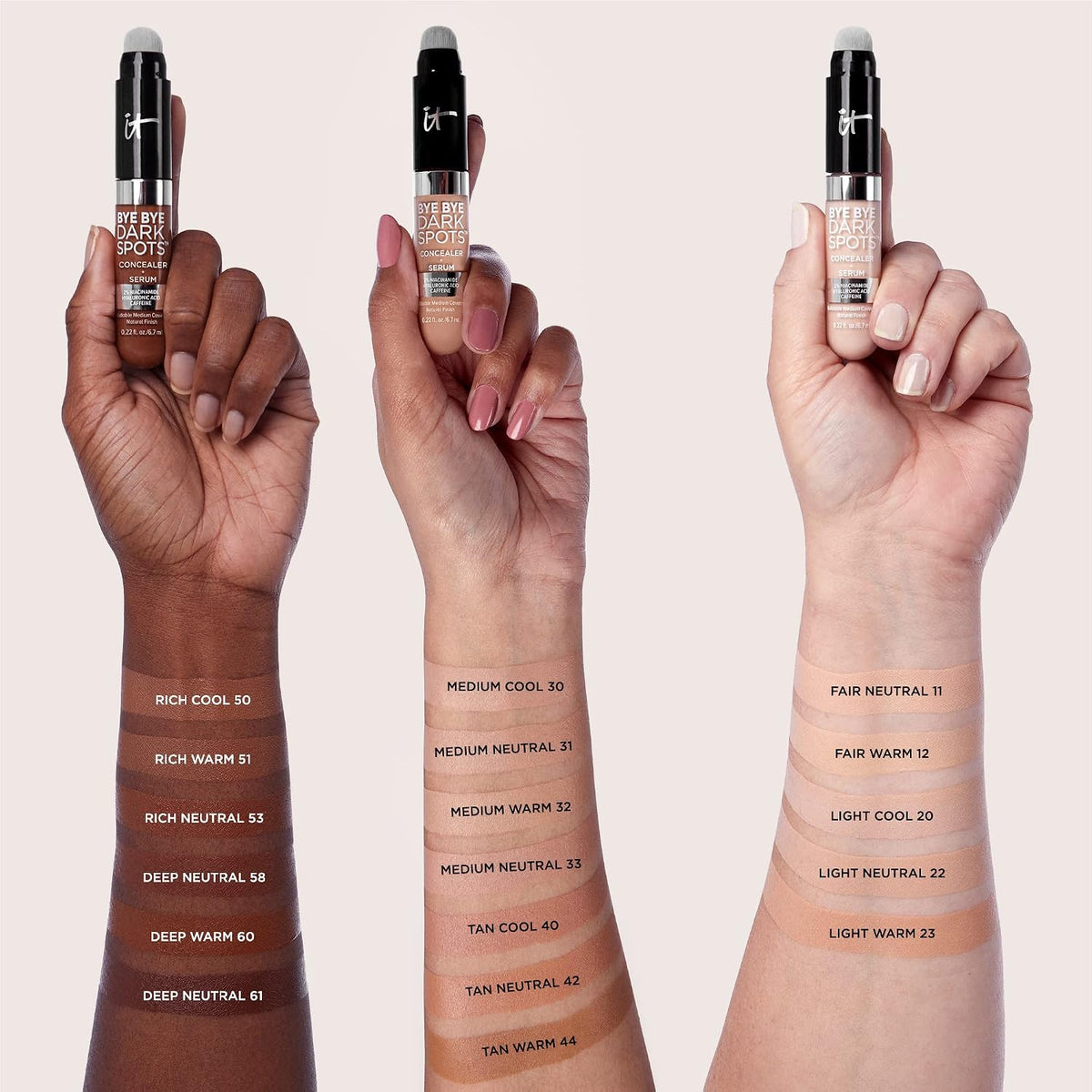 IT Cosmetics Bye Bye Dark Spots Face Concealer + Serum with 2% Niacinamide