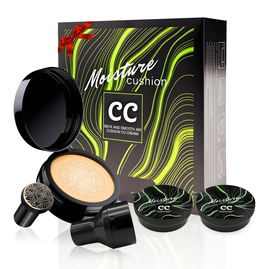 Cushion Foundation Concealer Full Coverage CC Cream, Medium