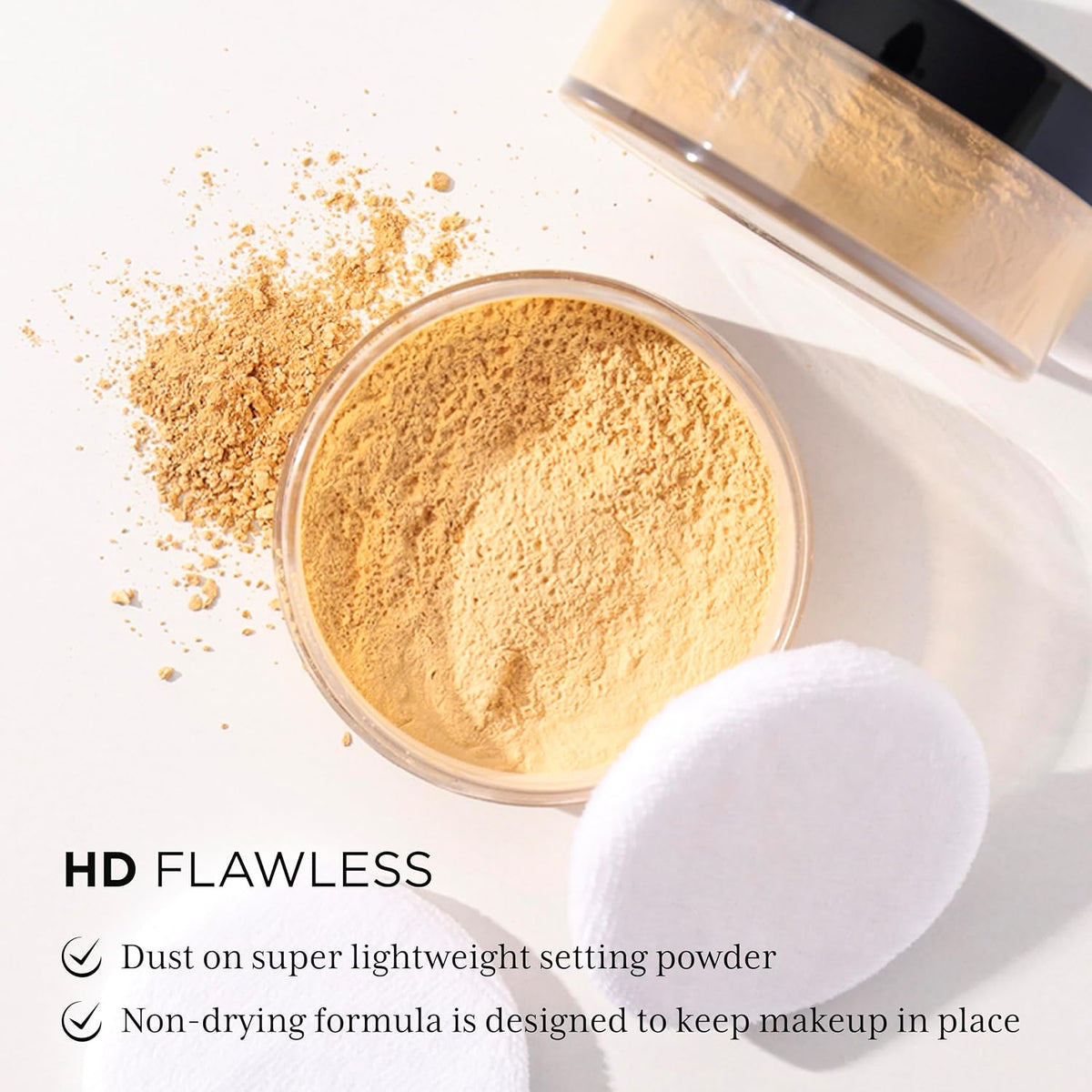 Absolute New York, Translucent Milled Loose HD Flawless Setting Powder