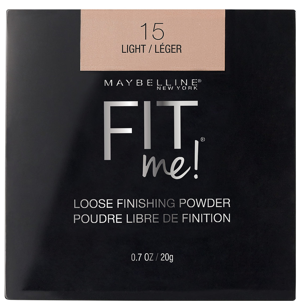 Maybelline Fit Me Loose Setting Powder, Face Powder and Finishing Makeup, Medium Deep, 1 Count