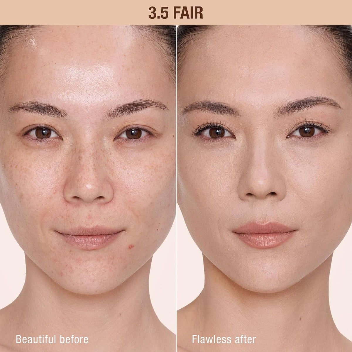 Charlotte Tilbury AIRbrush Flawless Blur Concealer - Longwear Concealer for Dark Circles, Blemishes, Redness & More - Hydrating, Crease-Proof & Full Coverage with a Natural Matte Finish