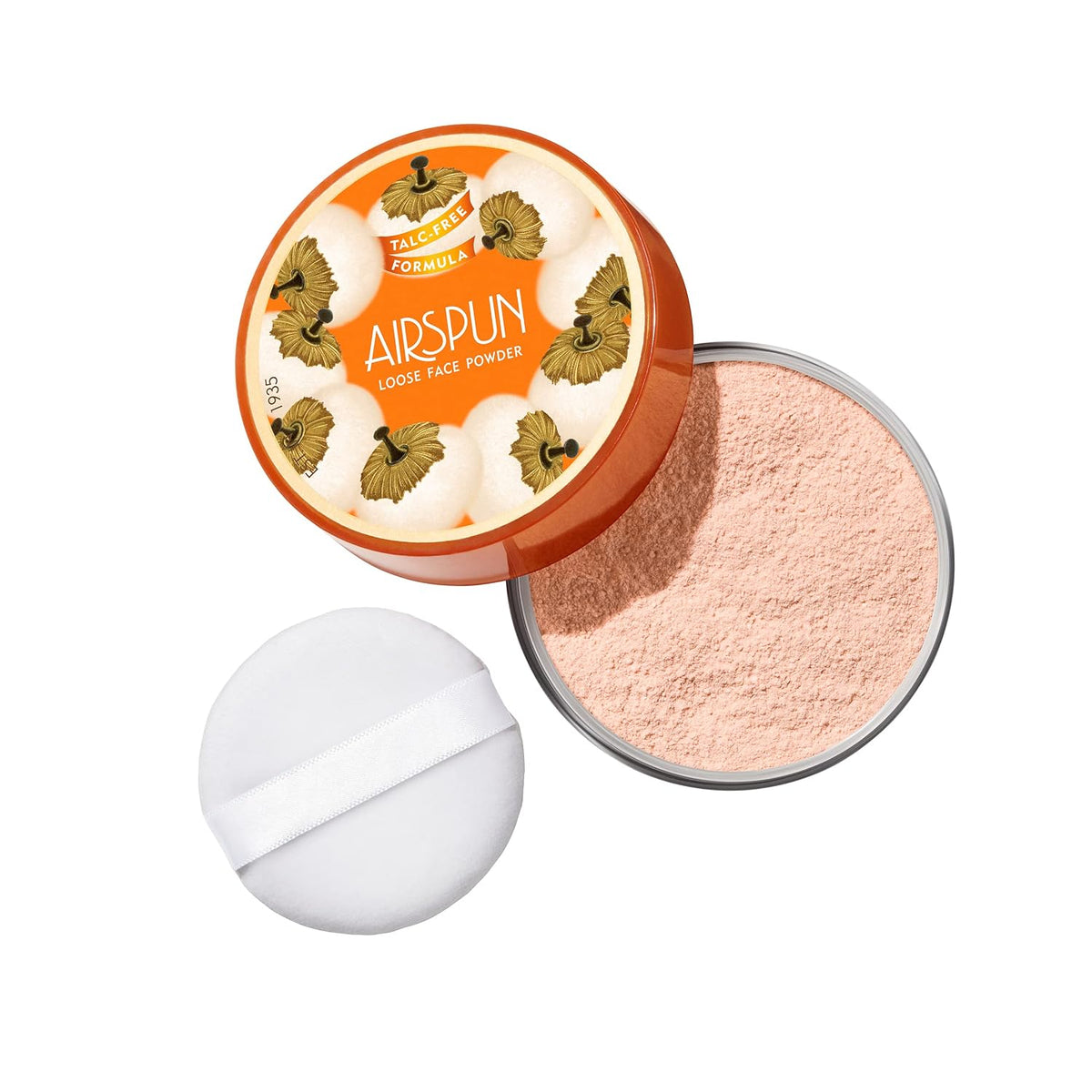Airspun Loose Setting Powder, Talc-Free, Pore Minimizer, Oil Absorbing Face Powder - Honey Beige