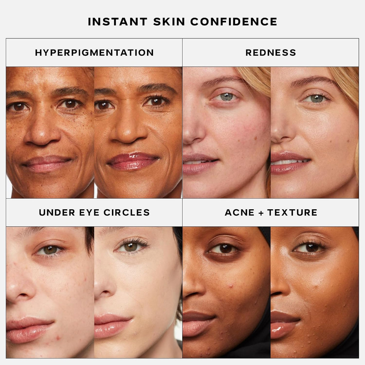 Saie Slip Tint Radiant Cream Concealer & All-Over Face Makeup - Concealer for Dark Circles, Redness & Blemishes - Lightweight Makeup Made with Hydrating Hyaluronic Acid - Shade 6 (0.17 oz)