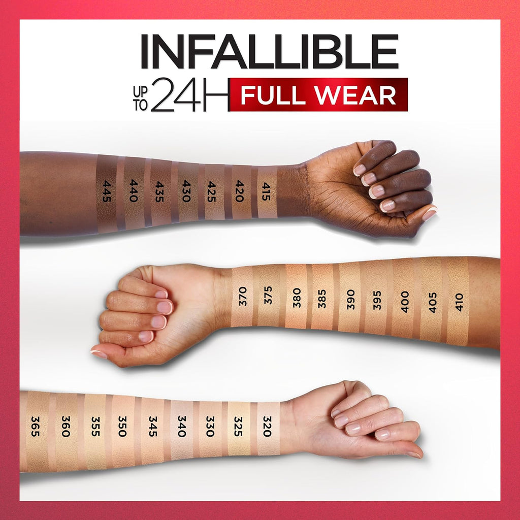 L'Oreal Paris Makeup Infallible Full Wear Waterproof Matte Concealer, Full Coverage, Cashmere, 0.33 fl. oz.