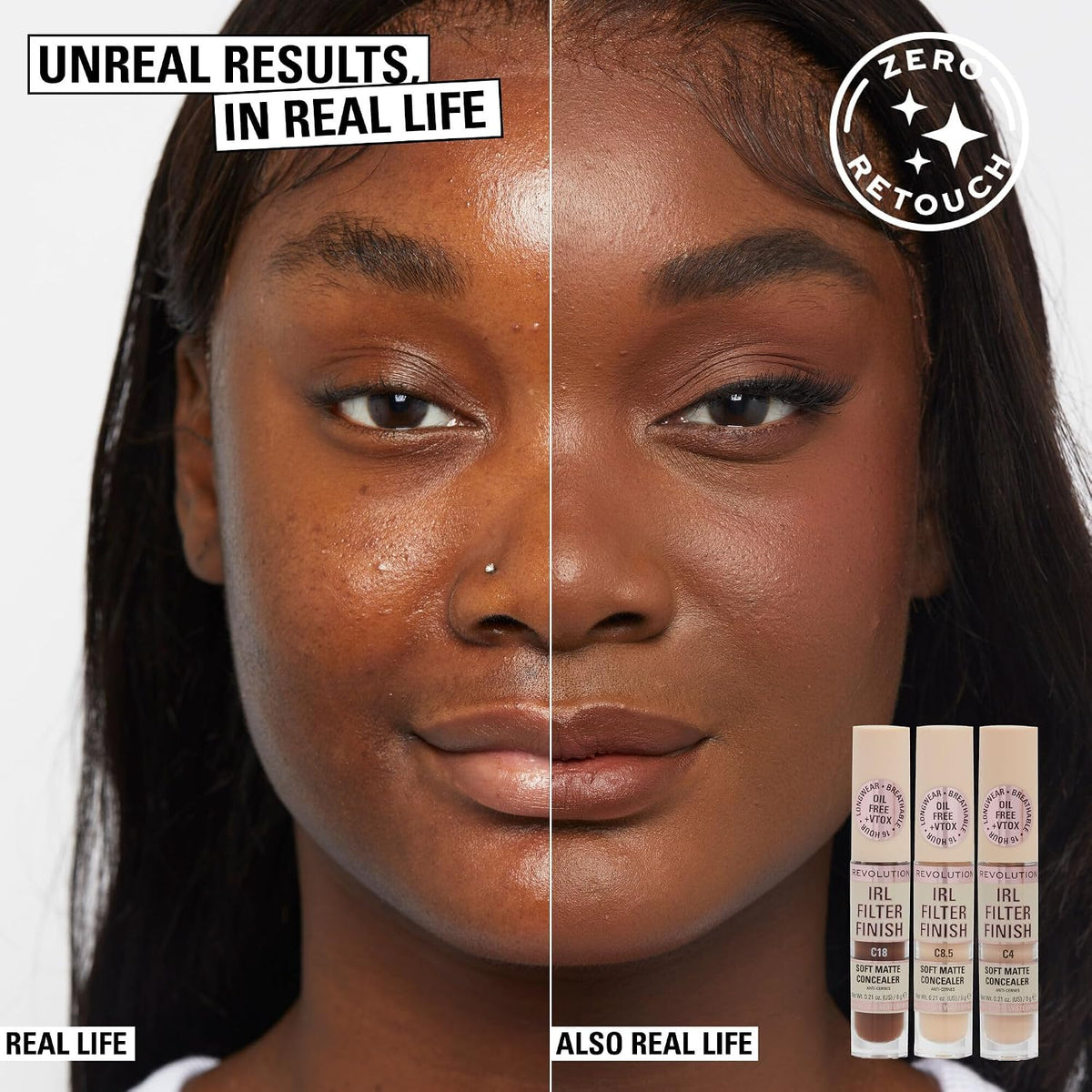 Revolution IRL Filter Finish Concealer, C2