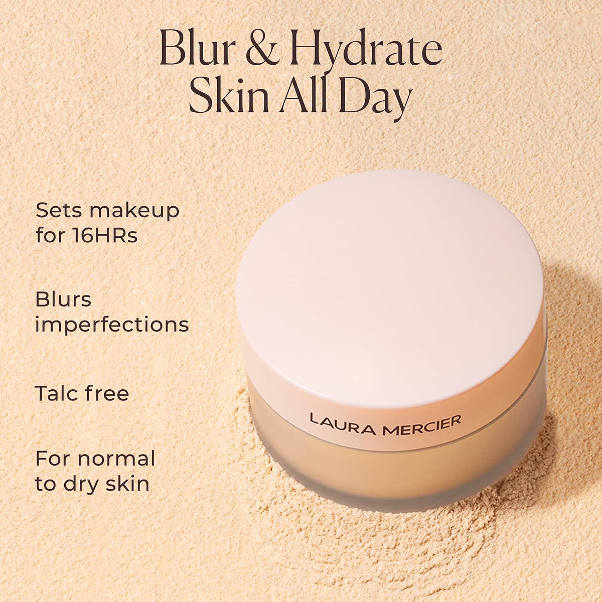 Laura Mercier Translucent Setting Powder, Ultra-Blur, 0.7 oz