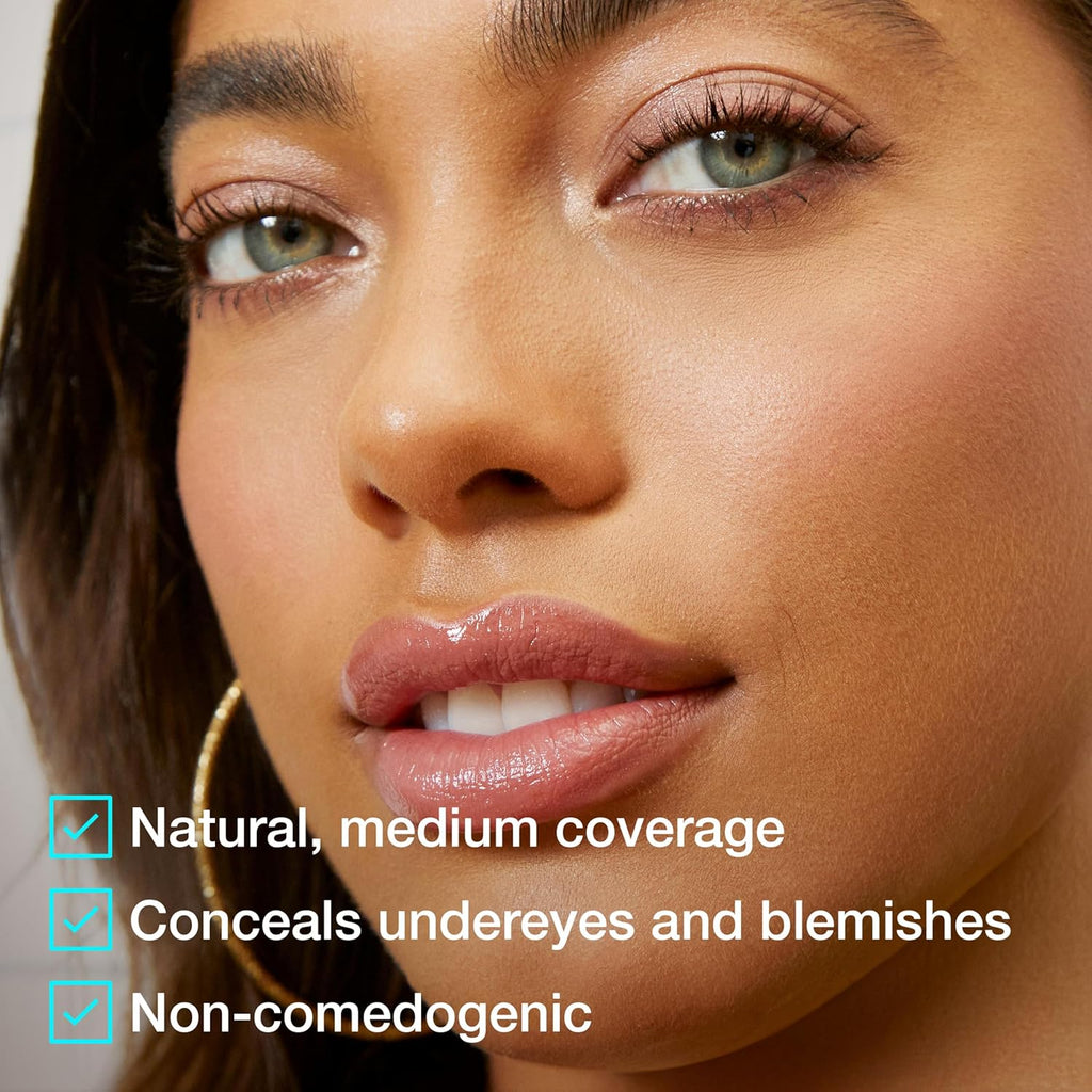 Maybelline New York Fit Me Liquid Concealer Makeup, Natural Coverage, Lightweight, Conceals, Covers Oil-Free, Ivory, 1 Count (Packaging May Vary)